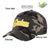 Custom Camo Yellow Baseball Cap Curved Eaves Hats Vintage Design for Men/Women/Youth