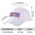 Custom White Royal Blue Baseball Cap Curved Eaves Hats Vintage Design for Men/Women/Youth