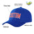 Custom Royal Blue Red Baseball Cap Curved Eaves Hats Vintage Design for Men/Women/Youth