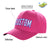 Custom Rose White Baseball Cap Curved Eaves Hats Vintage Design for Men/Women/Youth