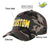 Custom Camo Yellow Baseball Cap Curved Eaves Hats Vintage Design for Men/Women/Youth