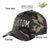 Custom Camo White Baseball Cap Curved Eaves Hats Vintage Design for Men/Women/Youth