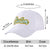 Custom White Baseball Cap Curved Eaves Hats Vintage Design for Men/Women/Youth