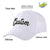 Custom White Black Baseball Cap Curved Eaves Hats Vintage Design for Men/Women/Youth