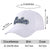 Custom White Navy Baseball Cap Curved Eaves Hats Vintage Design for Men/Women/Youth