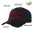 Custom Black Black Baseball Cap Curved Eaves Hats Vintage Design for Men/Women/Youth