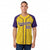 Custom Yellow Purple Pinstripe Purple-White Authentic Raglan Sleeves Baseball Jersey