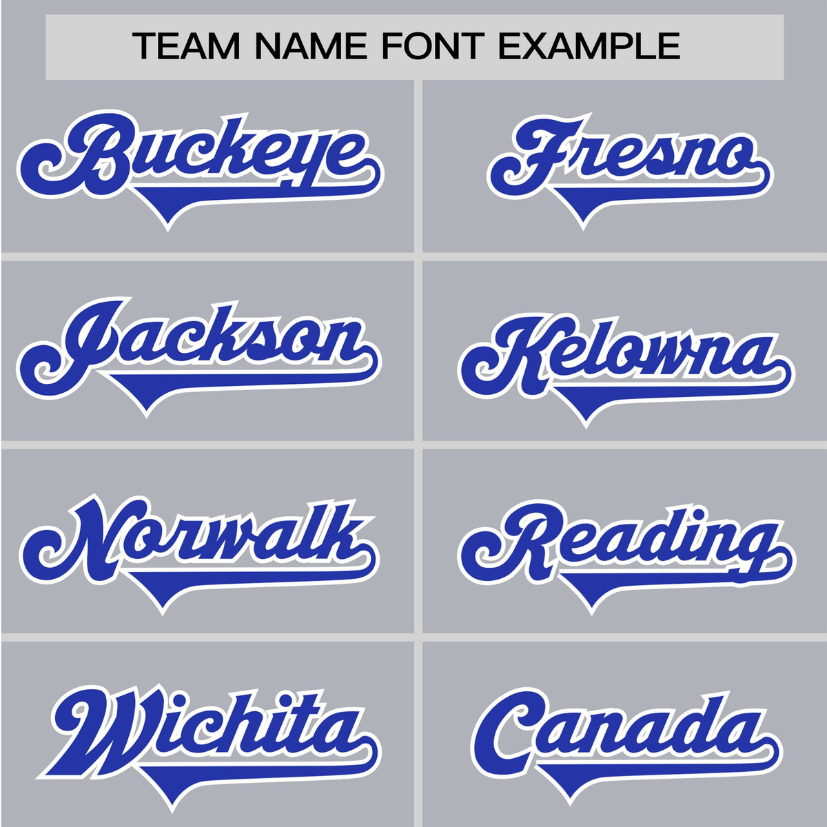 Custom Gray Royal Blue White Baseball Jersey Personalized For Adults Youth