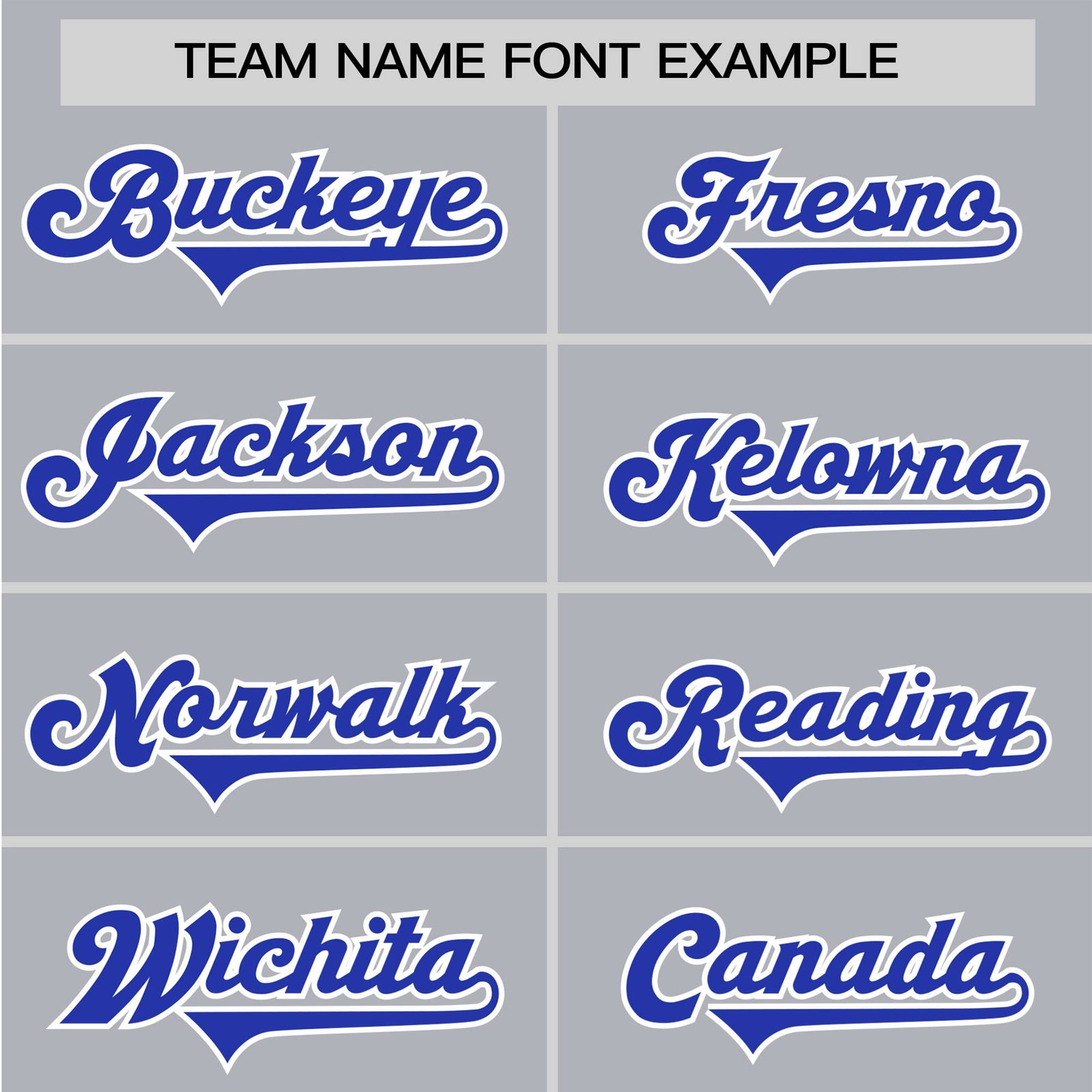 Custom Gray Royal Blue White Baseball Jersey Personalized For Adults Youth