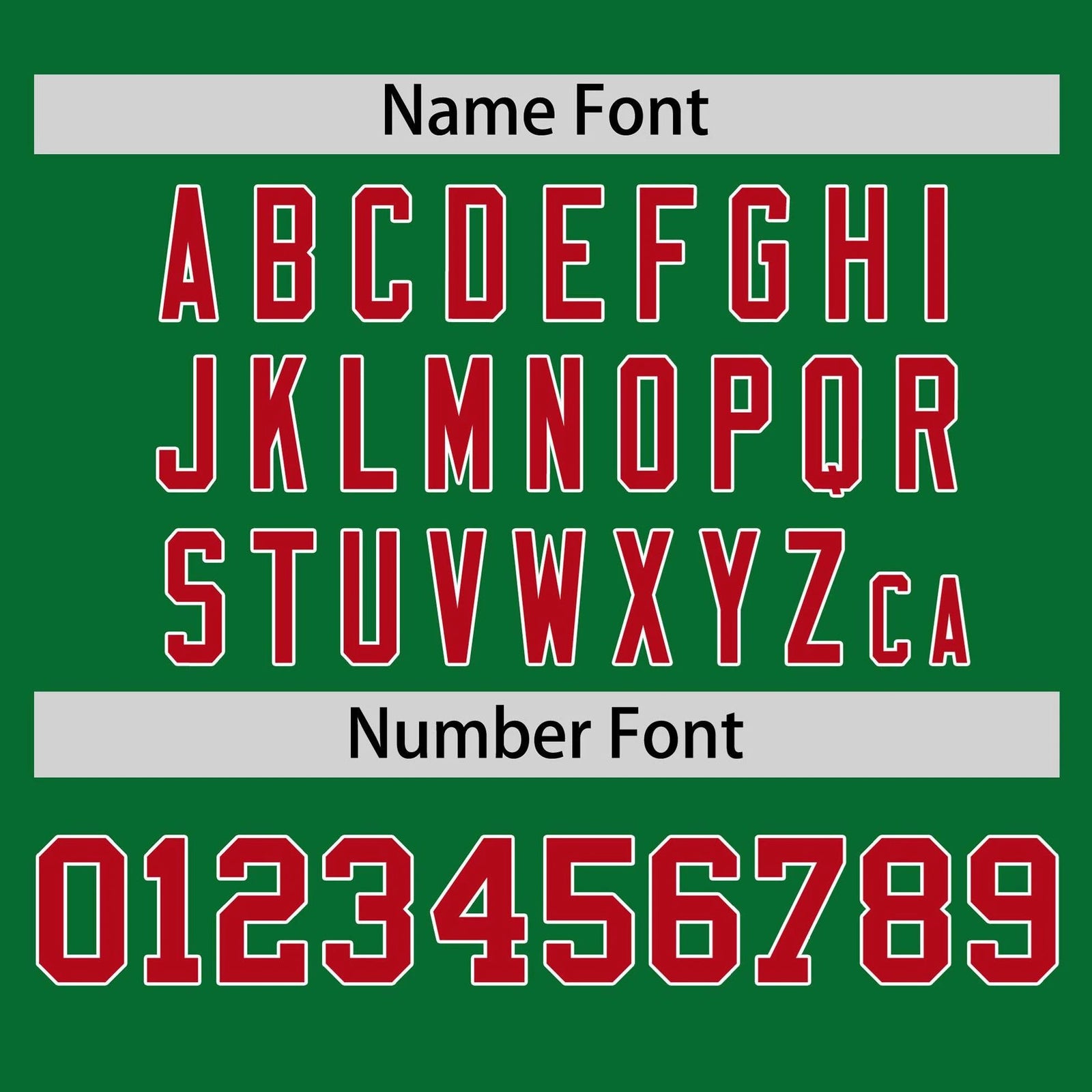 Custom Kelly Green Red White Baseball Jersey