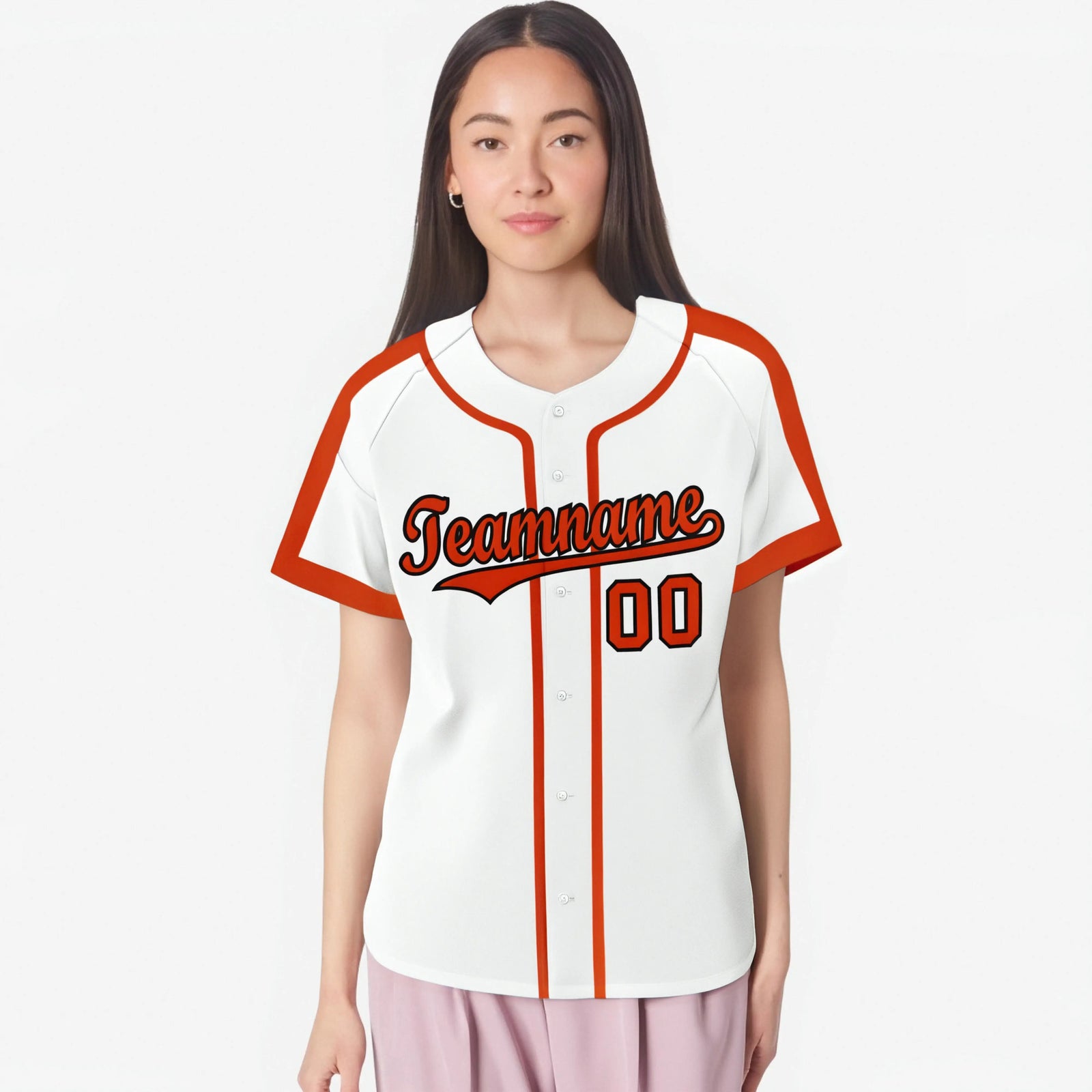 Custom White Bay Orange Black Baseball Jersey Personalized For Adults Youth