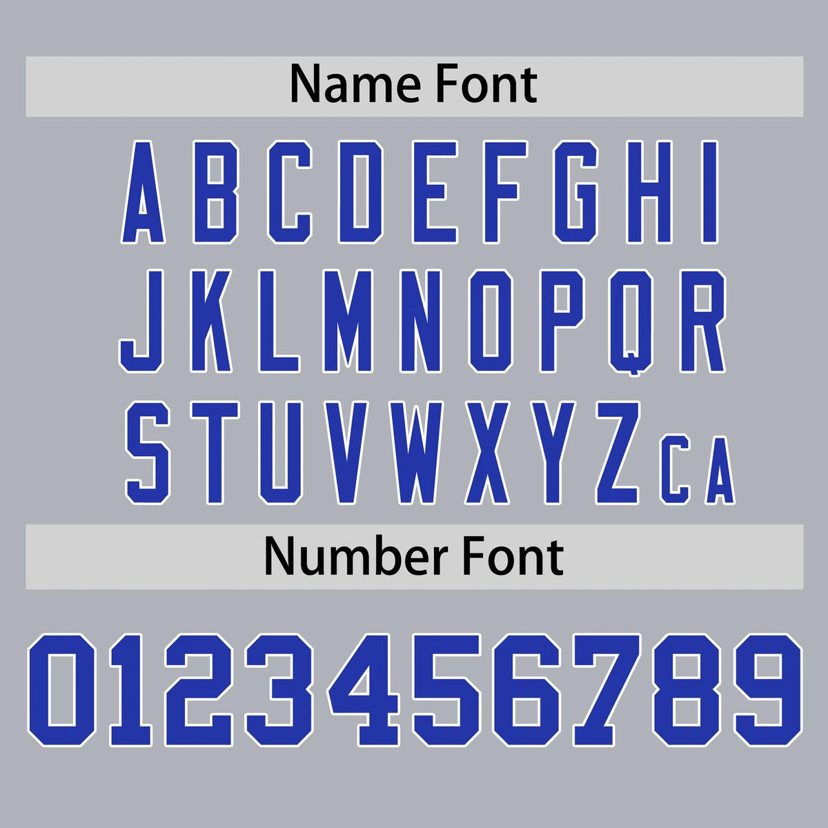 Custom Gray Royal Blue White Baseball Jersey Personalized For Adults Youth