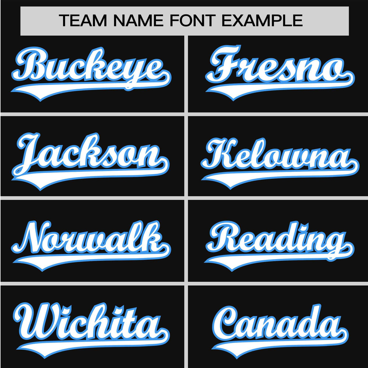 Custom Black Light Blue White Baseball Jersey