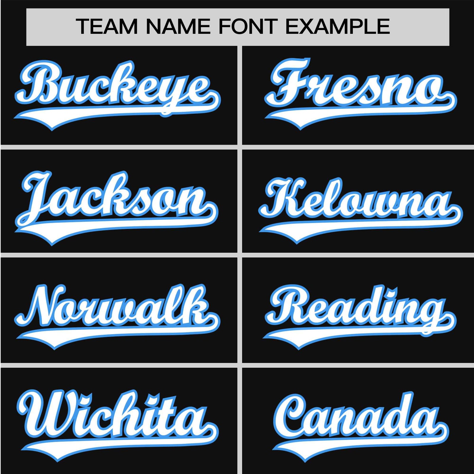 Custom Black Light Blue White Baseball Jersey