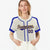 Custom Khaki Royal Blue Baseball Jersey