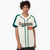 Custom Khaki Aqua Orange Baseball Jersey