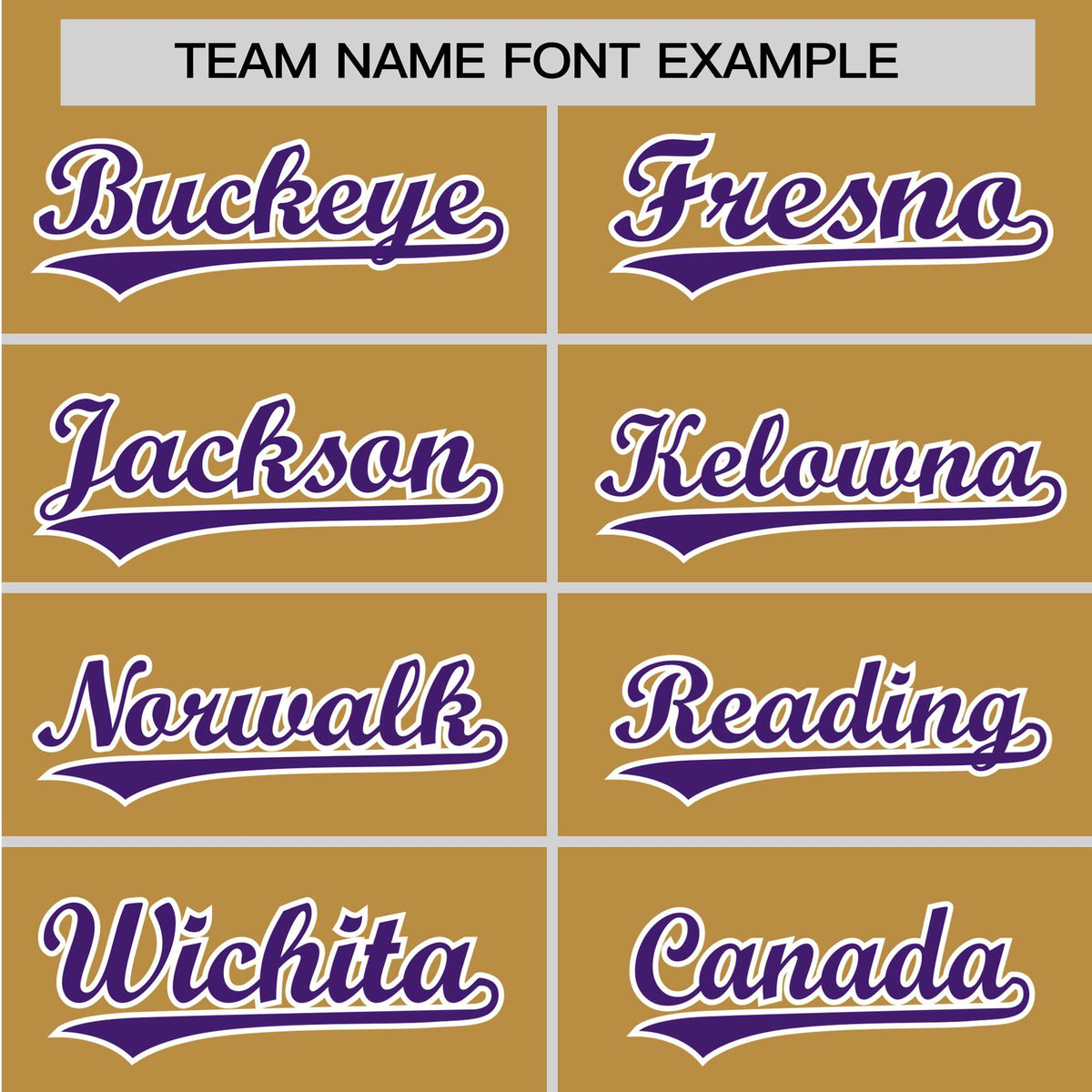 Custom Gold Purple White Baseball Jersey