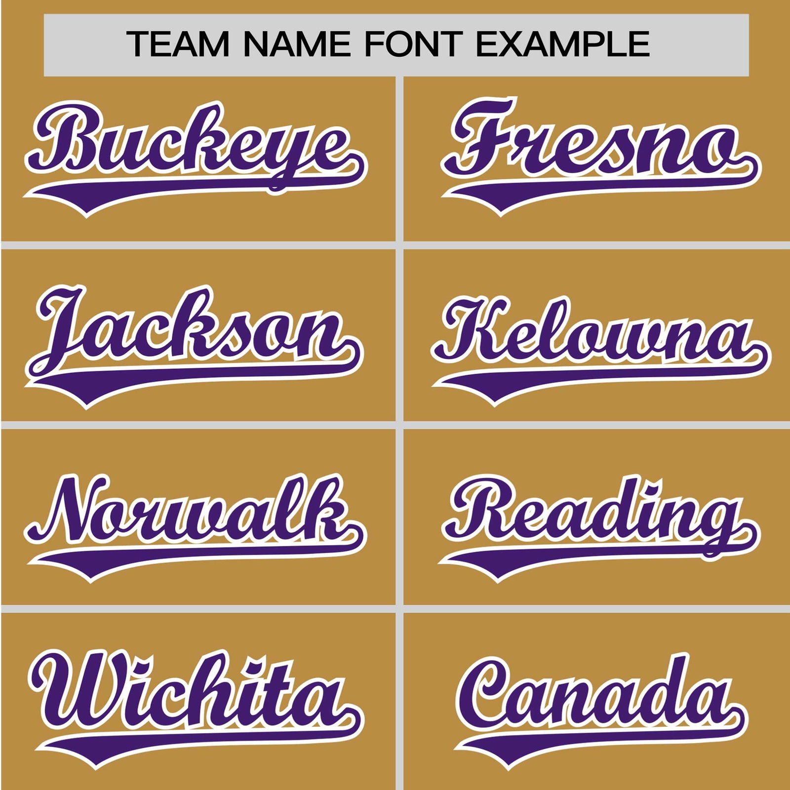 Custom Gold Purple White Baseball Jersey