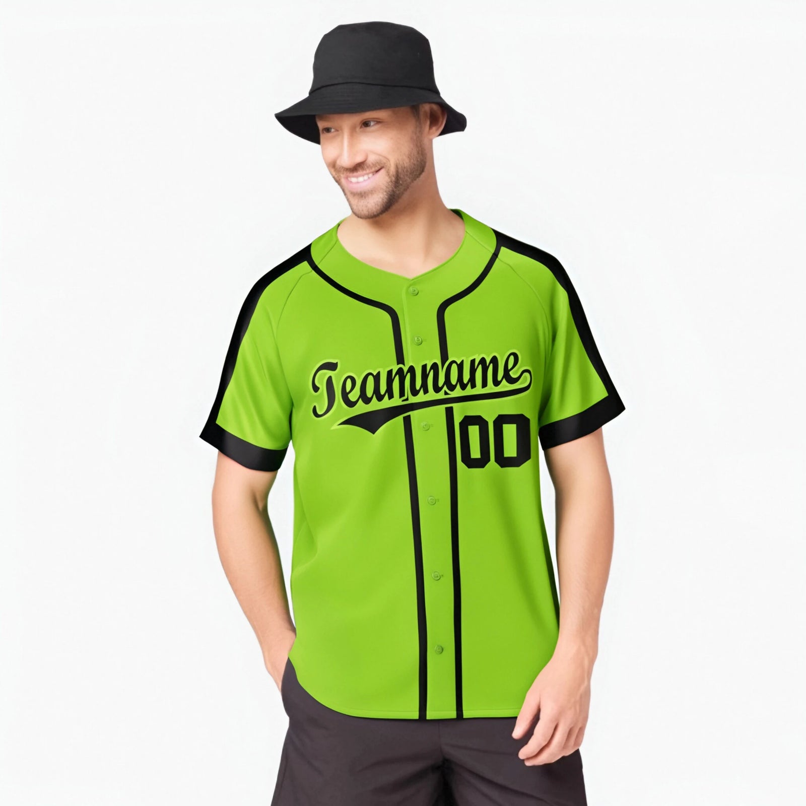 Custom Aqua Black Baseball Jersey