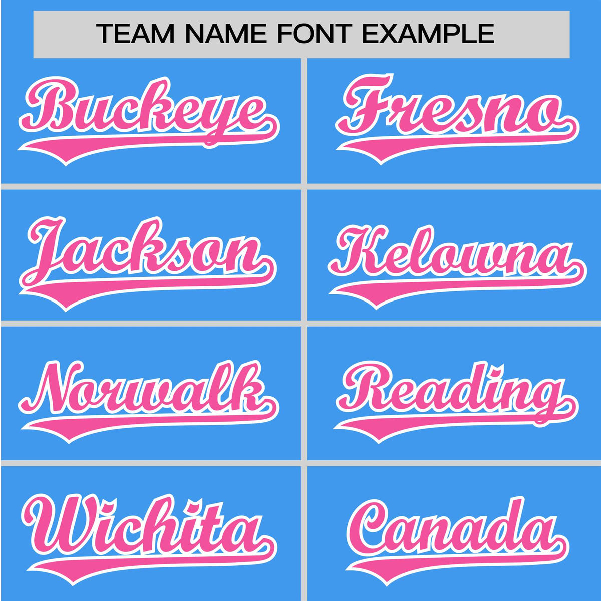 Custom Powder Blue Pink White Baseball Jersey