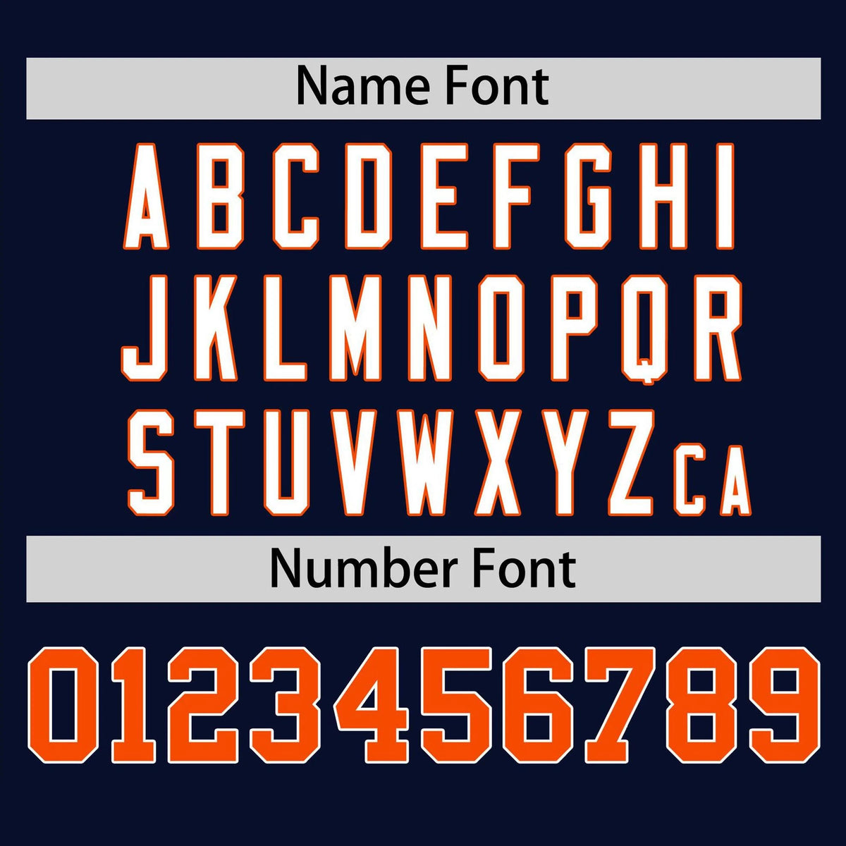 Custom Navy Orange White Baseball Jersey