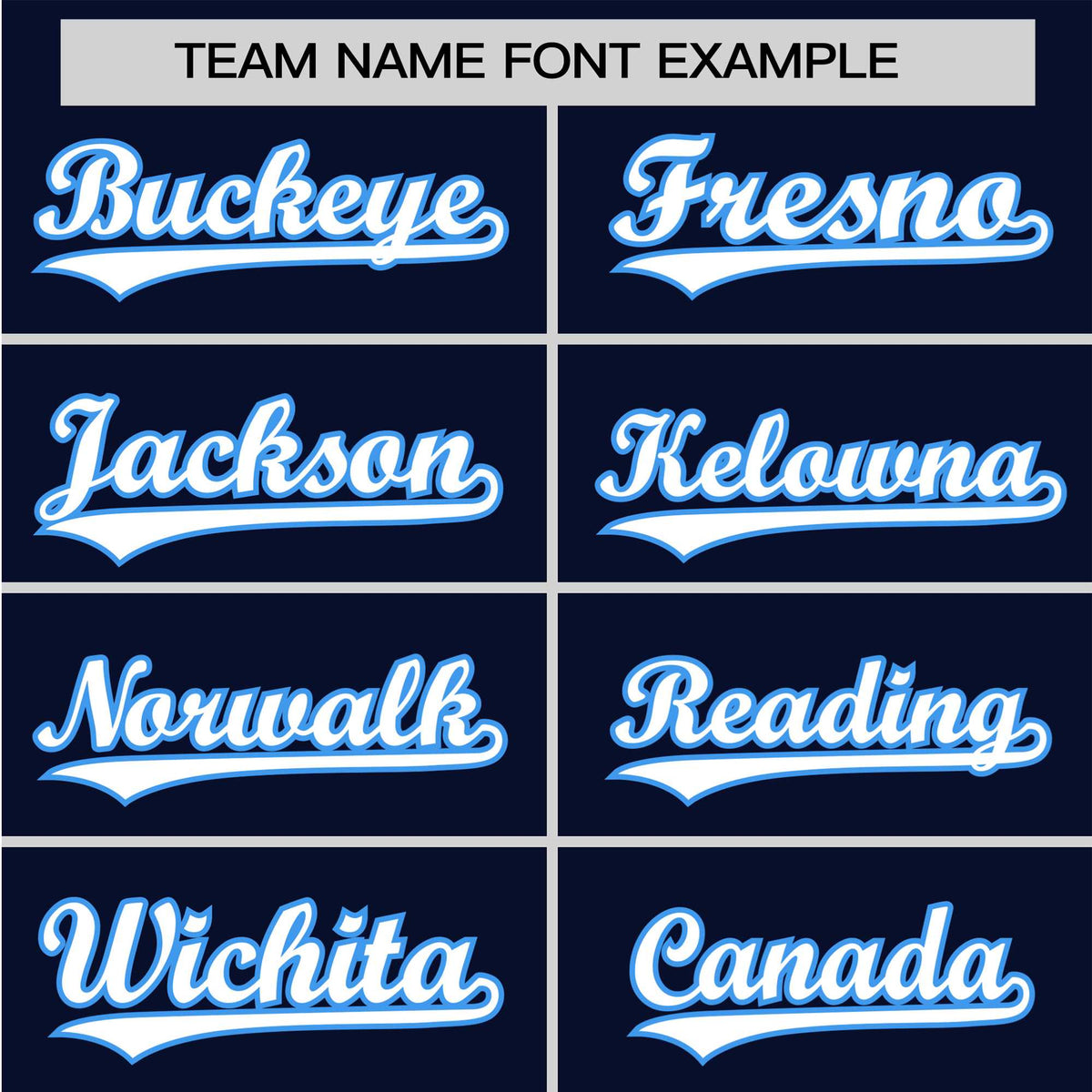 Custom Navy Light Bule White Baseball Jersey