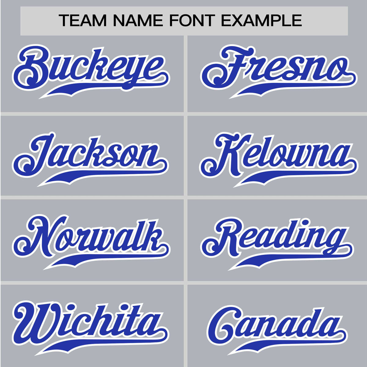 Custom Gray Royal Blue White Baseball Jersey Personalized For Adults Youth