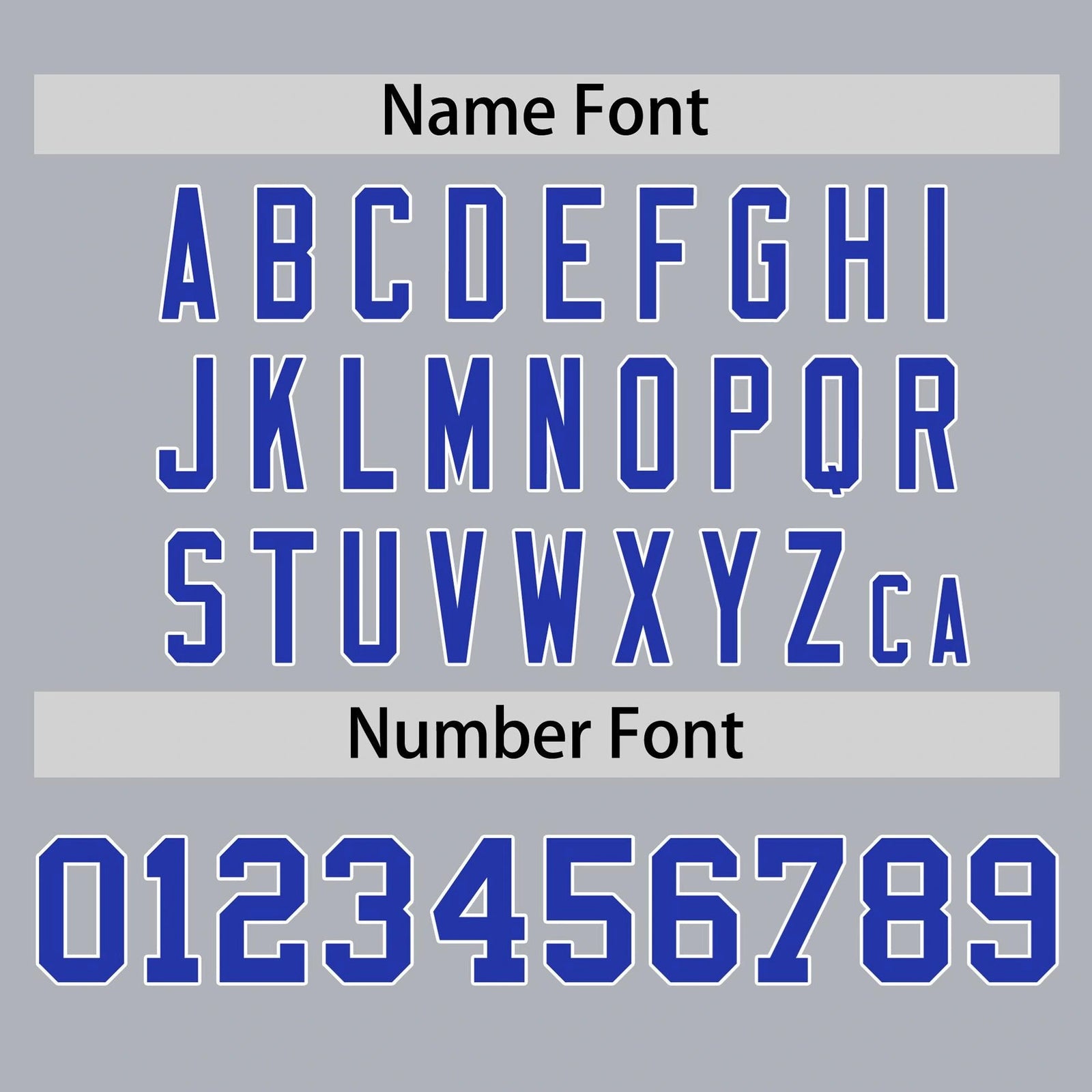 Custom Gray Royal Blue White Baseball Jersey Personalized For Adults Youth