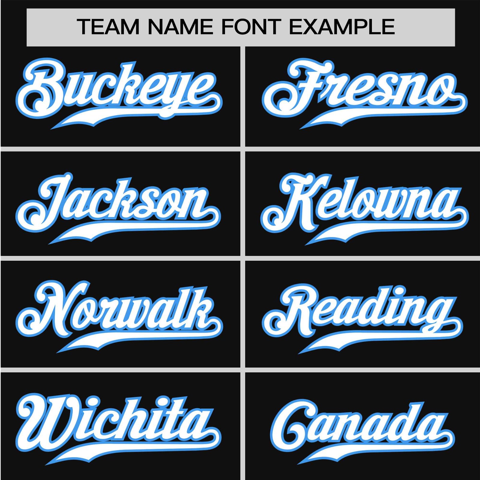 Custom Black Light Blue White Baseball Jersey