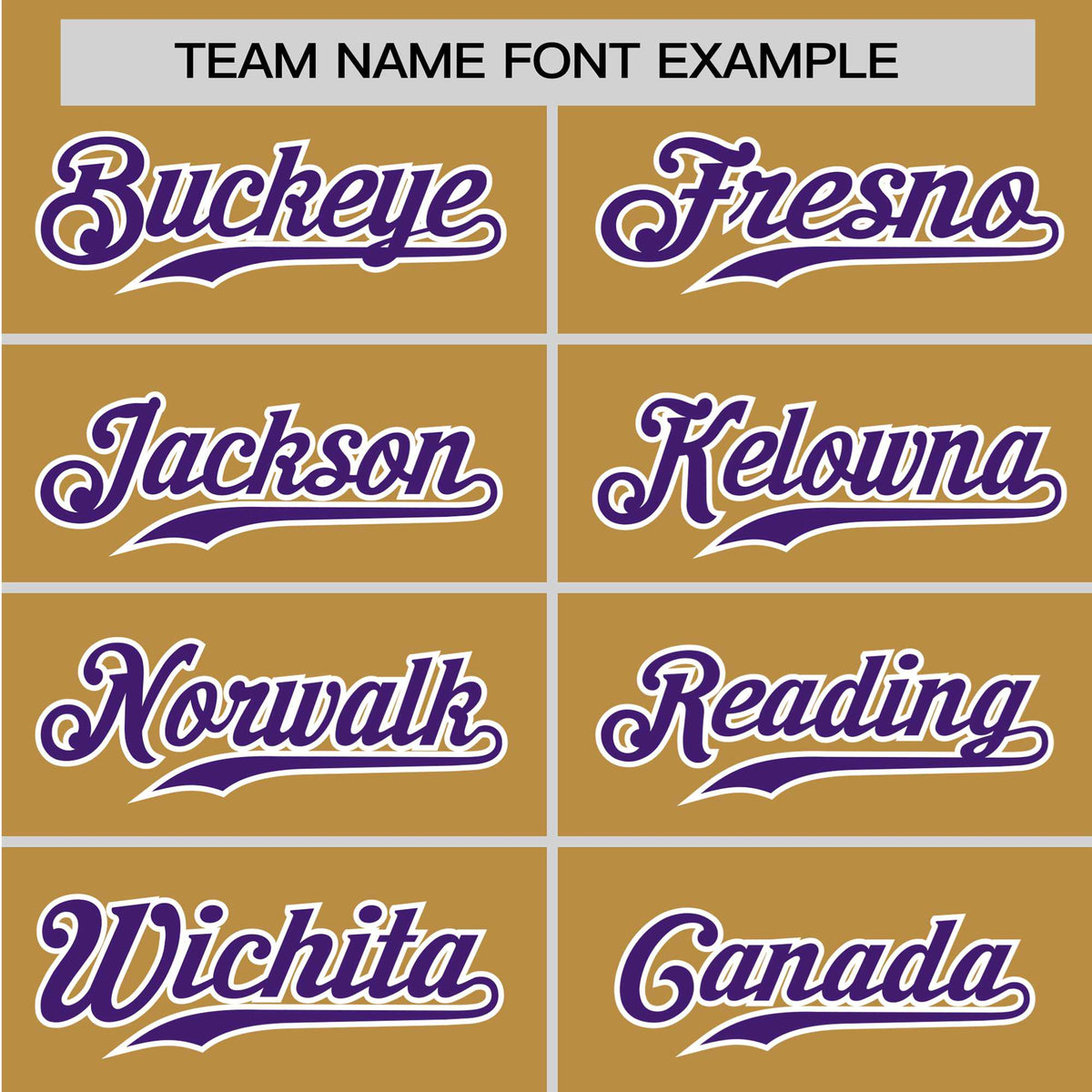 Custom Gold Purple White Baseball Jersey