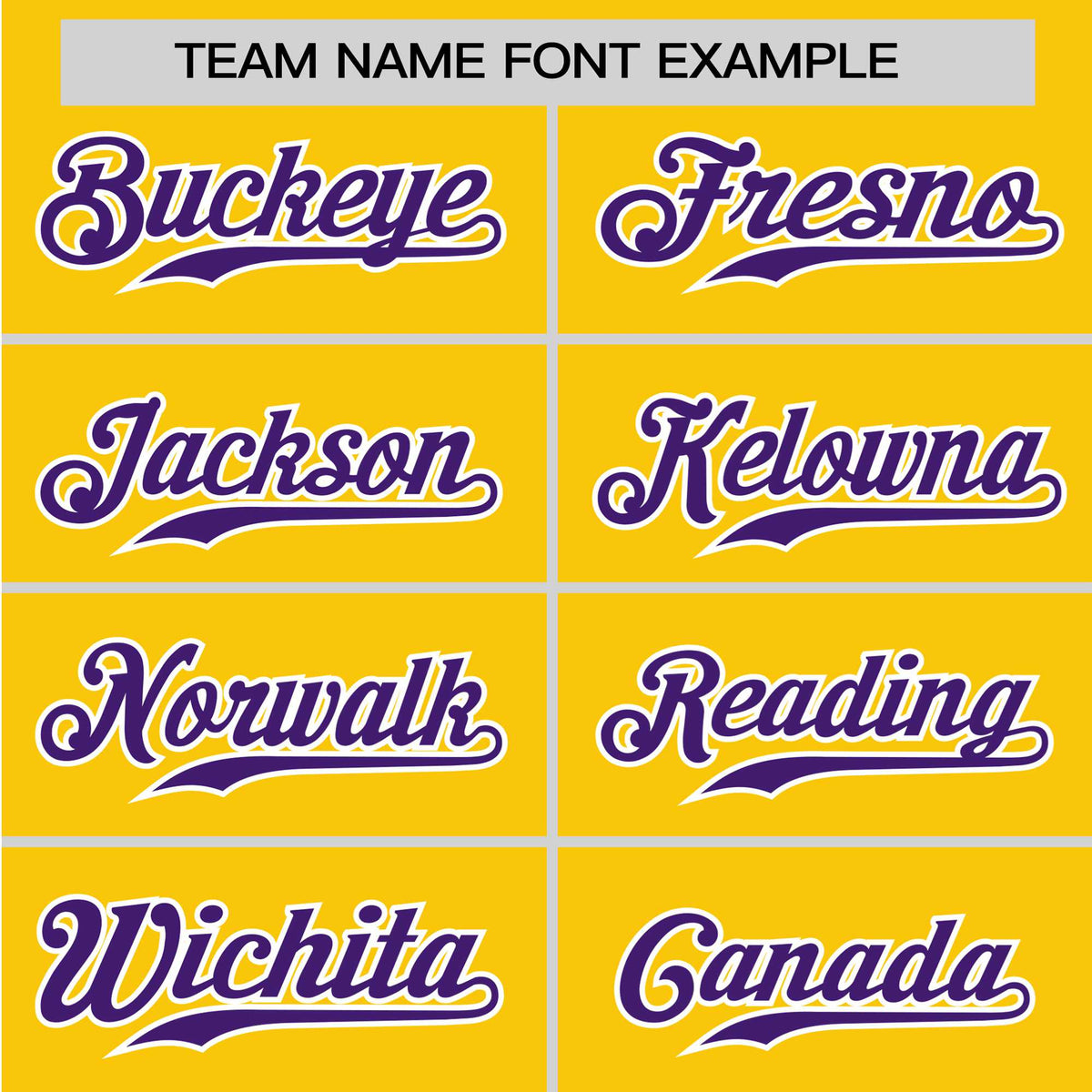 Custom Yellow Purple White Baseball Jersey