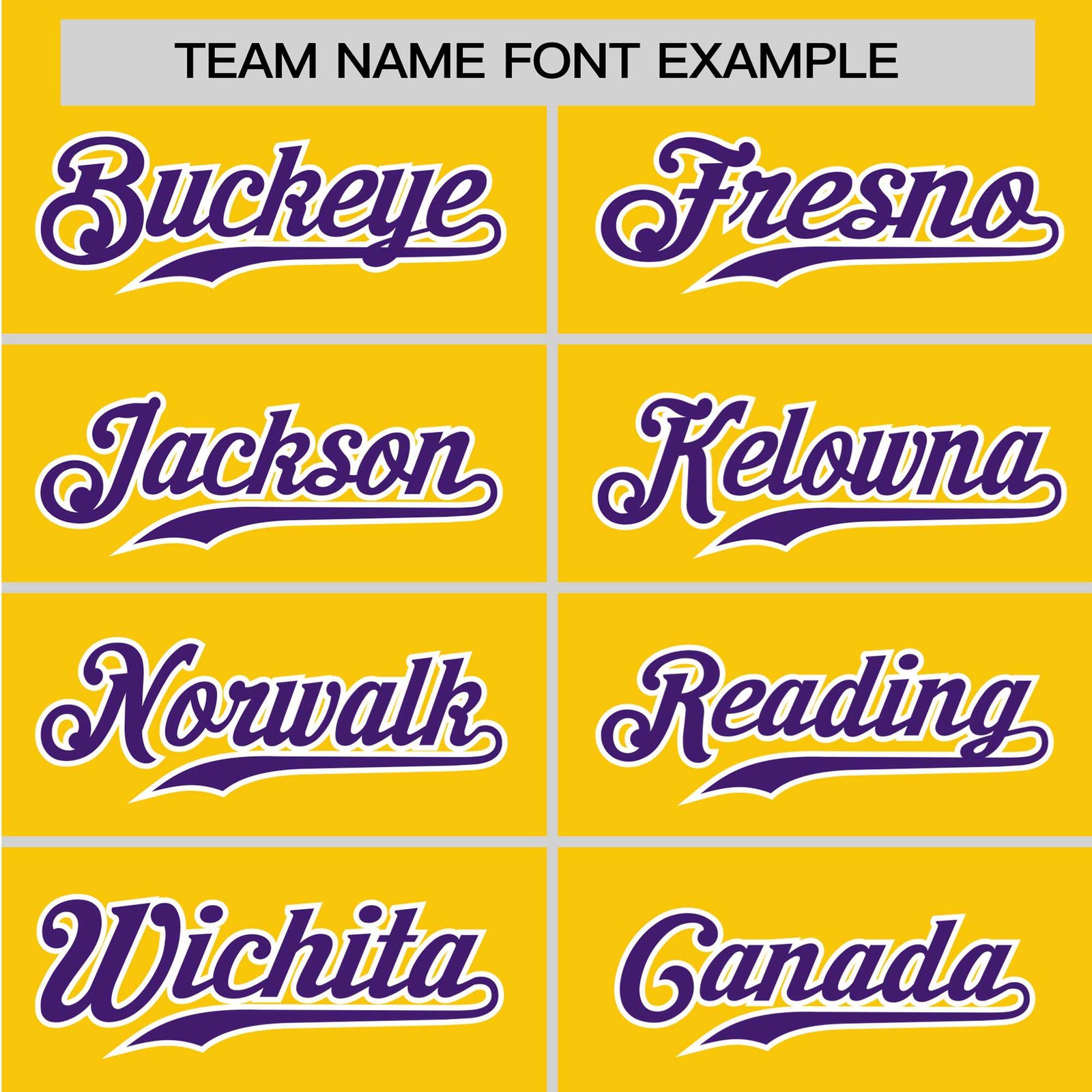 Custom Yellow Purple White Baseball Jersey