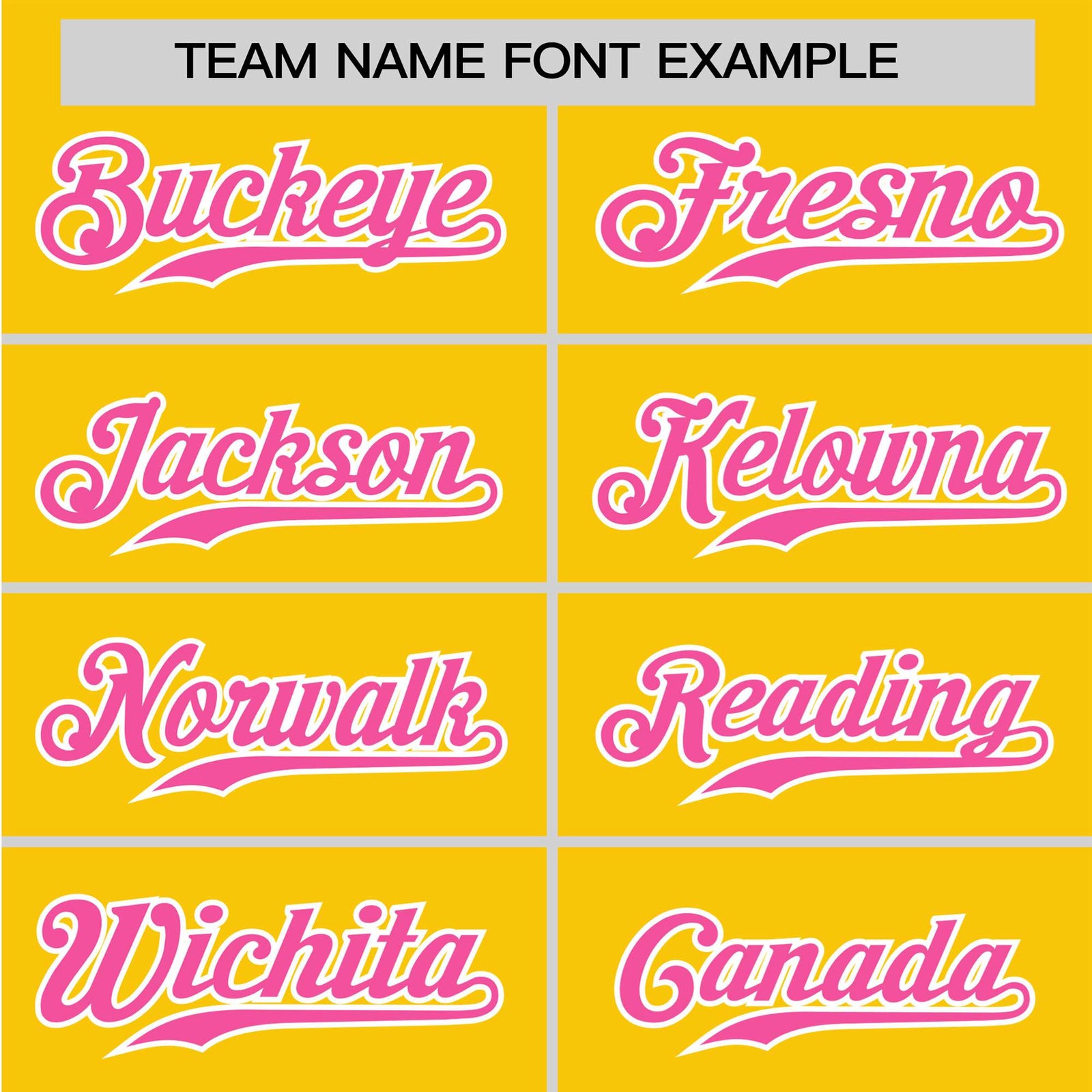 Custom Yellow Pink White Baseball Jersey