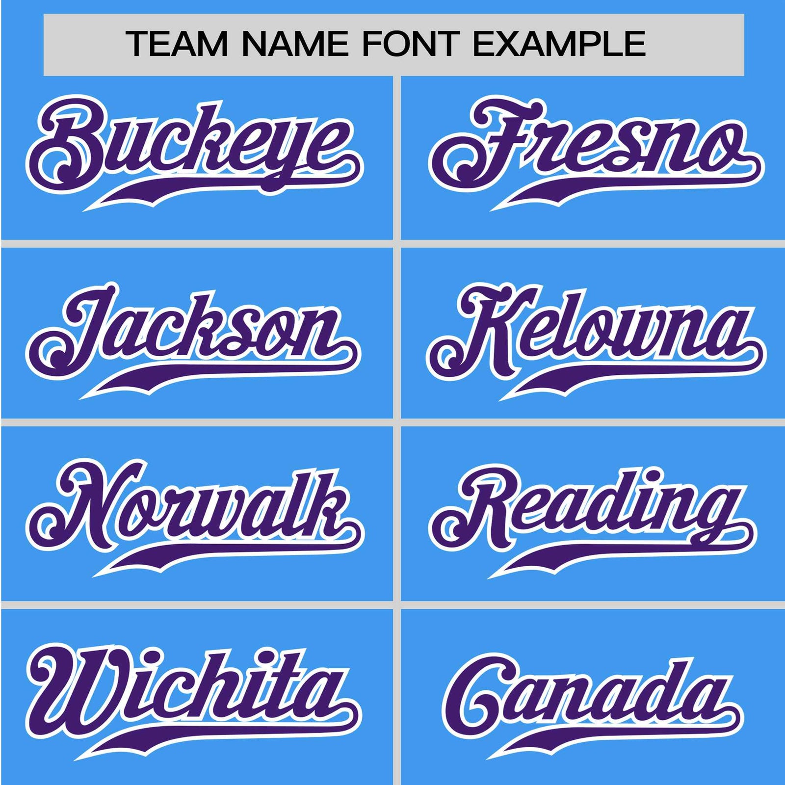 Custom Powder Blue Purple White Baseball Jersey