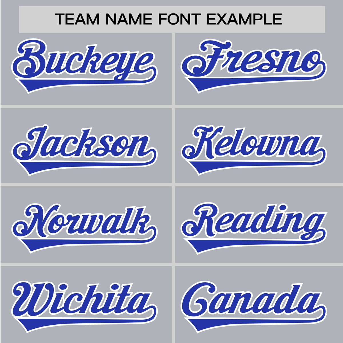 Custom Gray Royal Blue White Baseball Jersey Personalized For Adults Youth