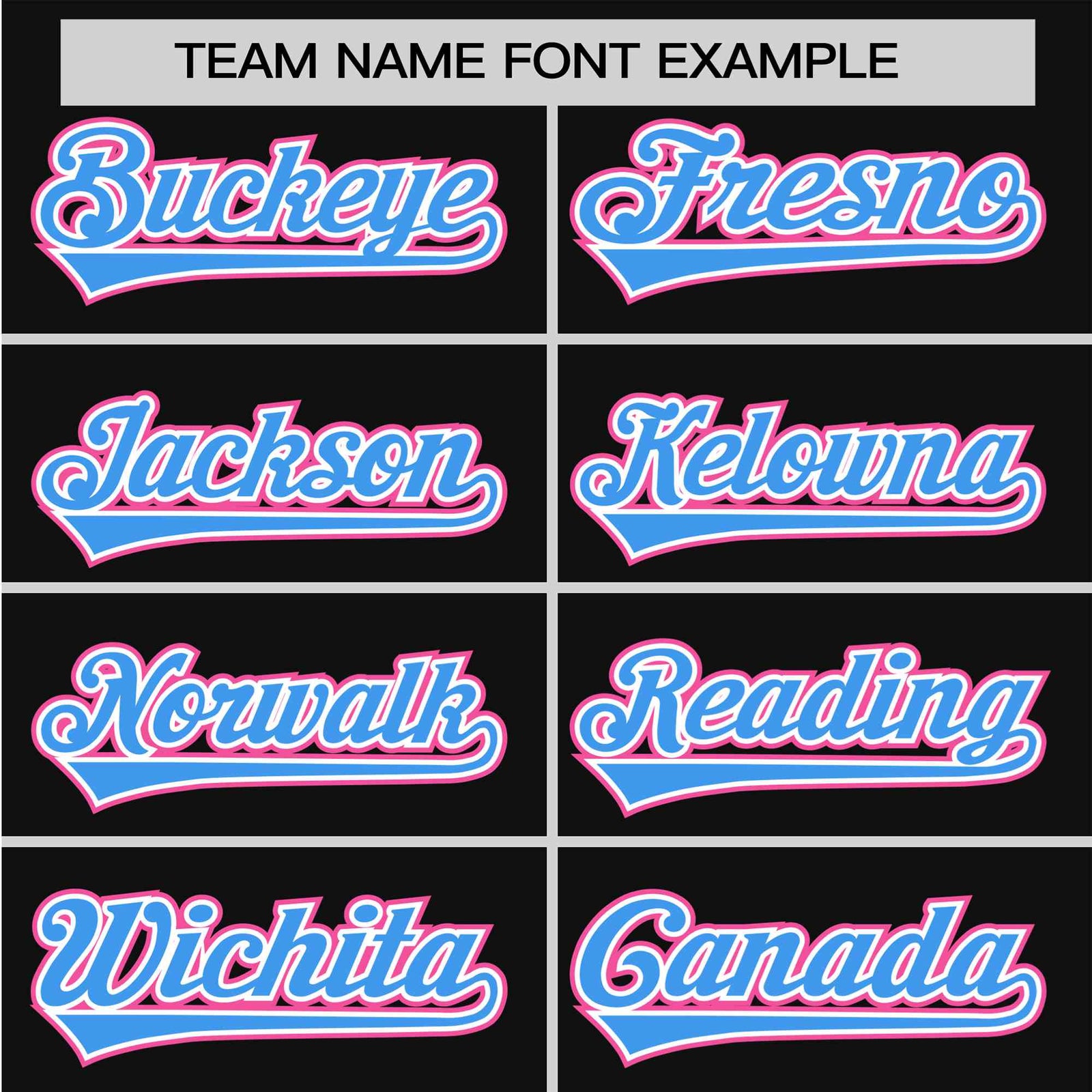 Custom Black Pink Bule White Baseball Jersey