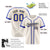 Custom Khaki Royal Blue Baseball Jersey