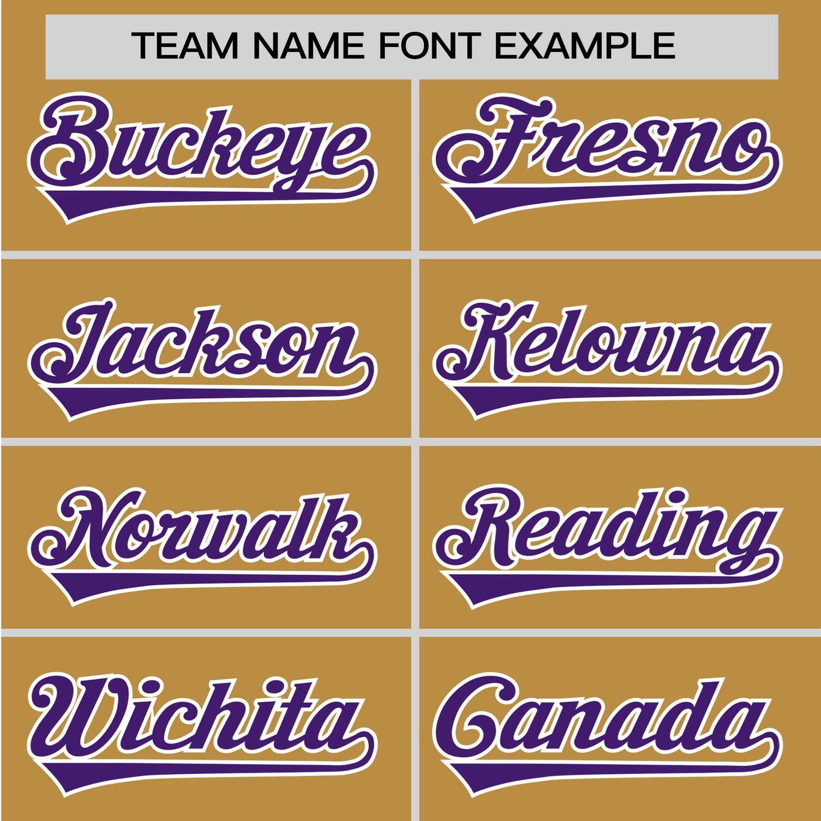 Custom Gold Purple White Baseball Jersey