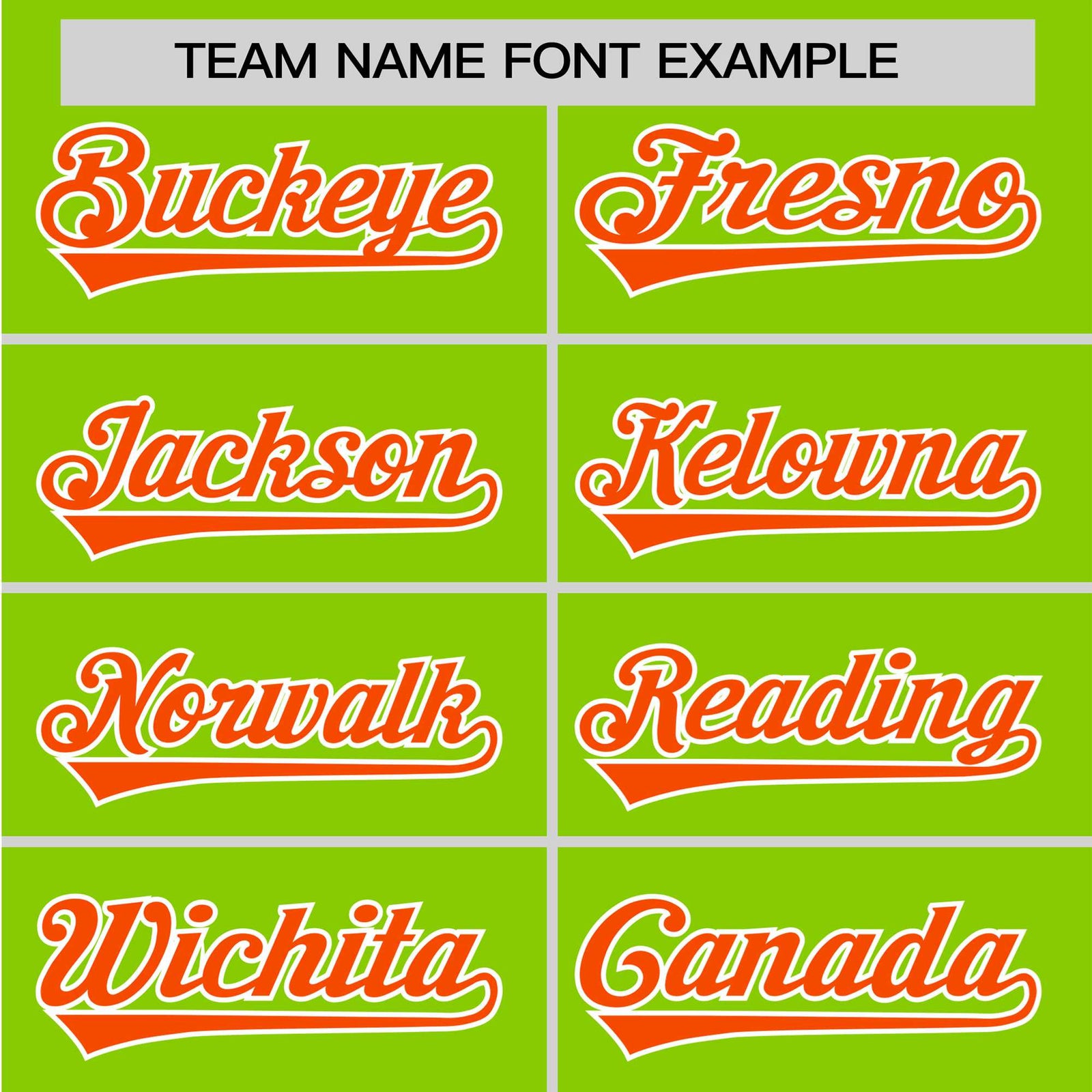 Custom Green Orange White Baseball Jersey