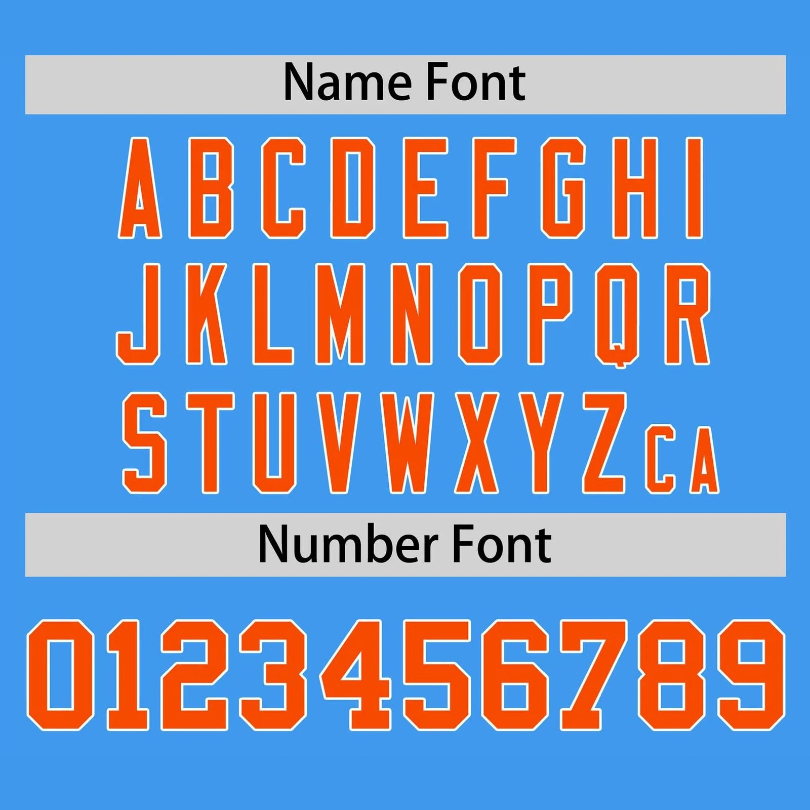 Custom Powder Blue Orange White Baseball Jersey