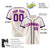 Custom Khaki Purple Blue Baseball Jersey