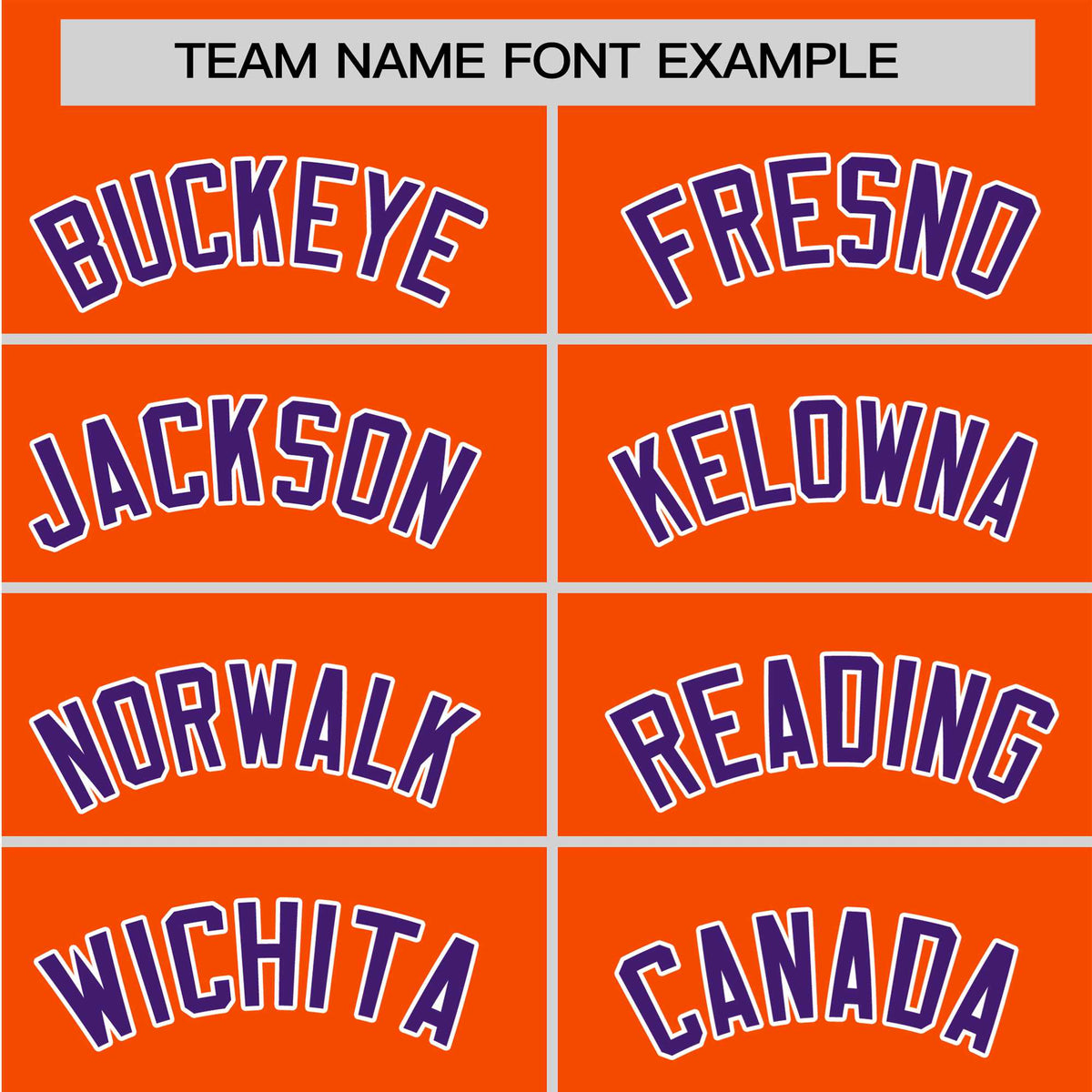 Custom Orange Purple White Baseball Jersey