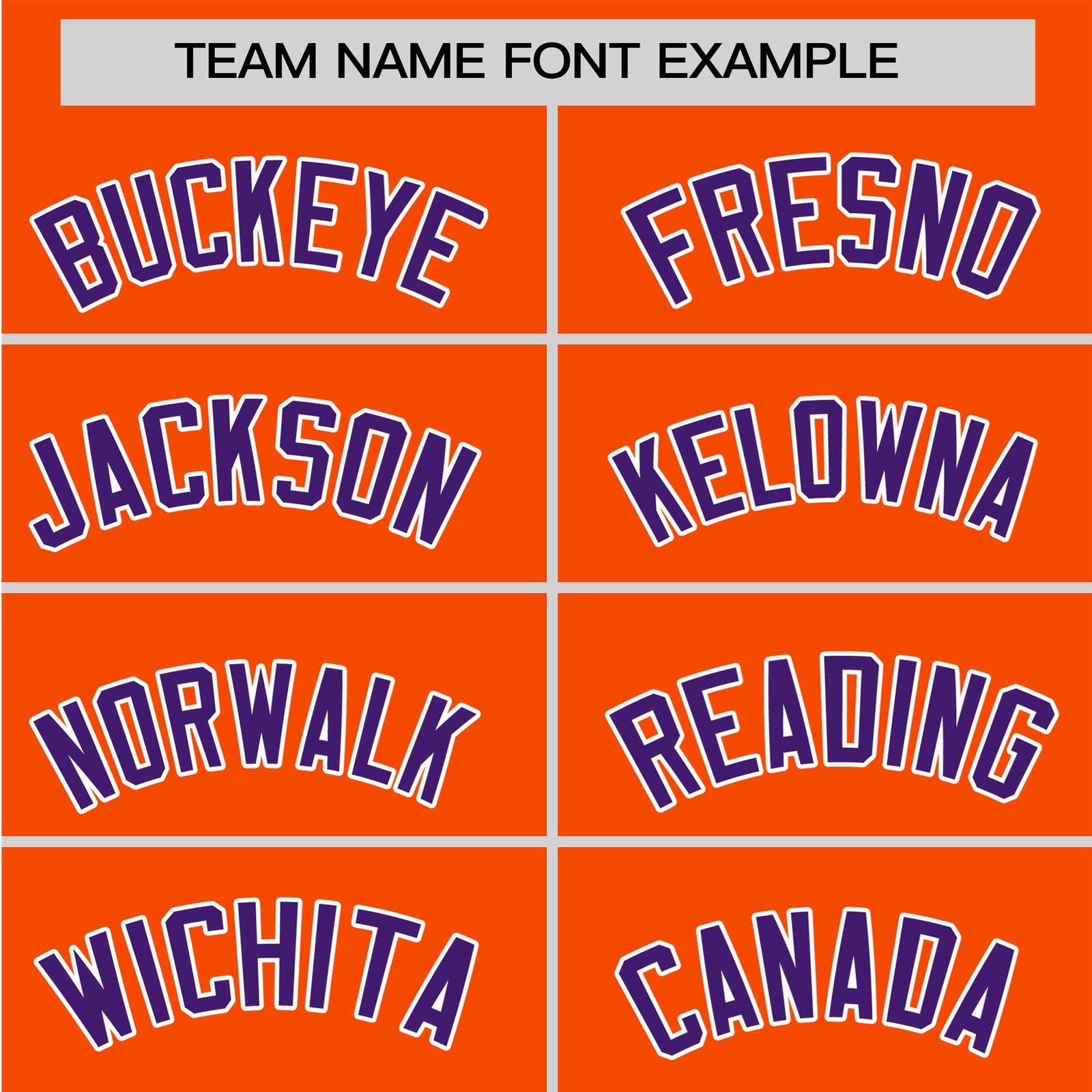 Custom Orange Purple White Baseball Jersey