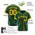 Custom Green Yellow Baseball Jersey