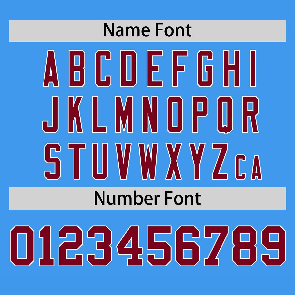 Custom Powder Blue Crimson White Baseball Jersey