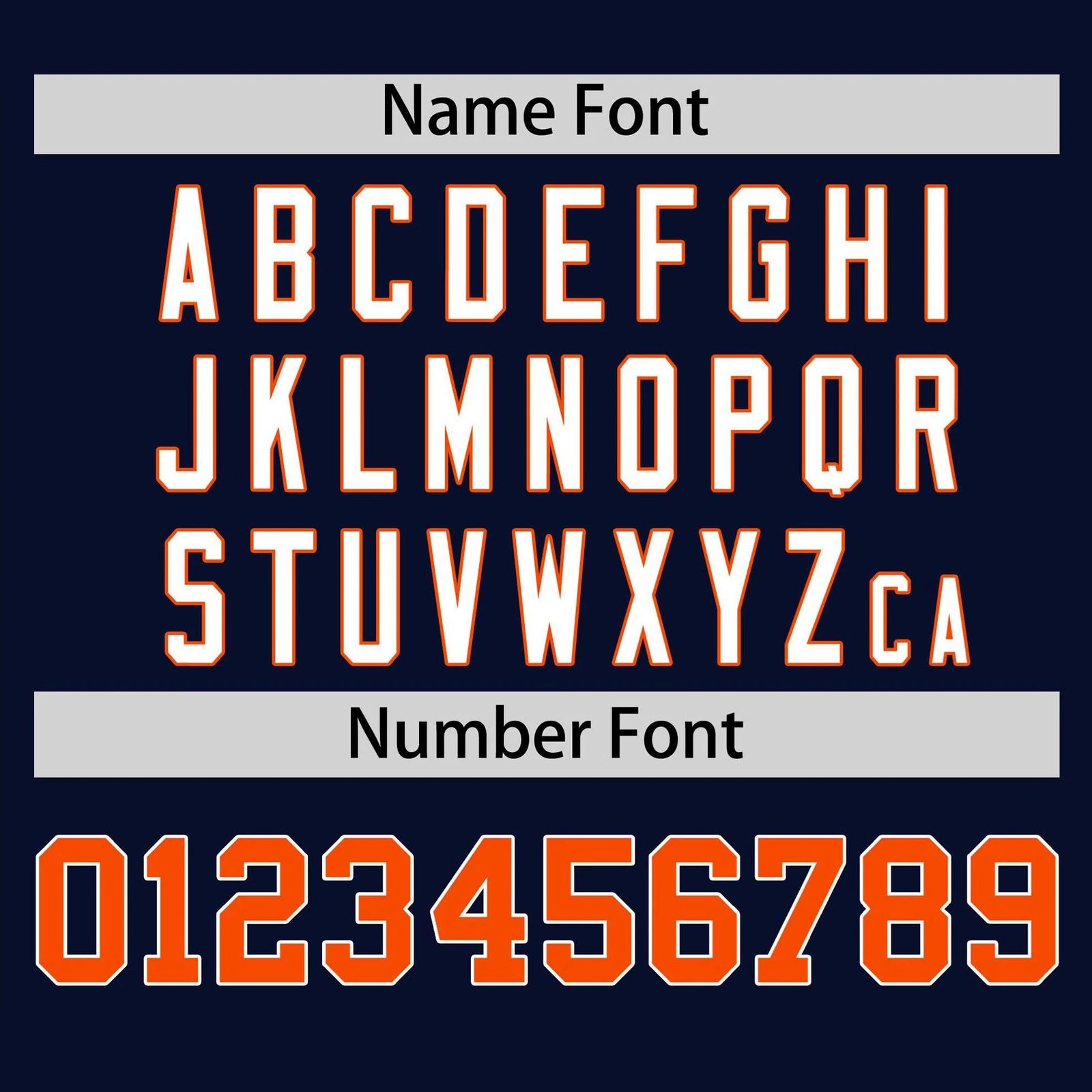 Custom Navy Orange White Baseball Jersey