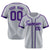 Custom Gray Purple Baseball Jersey Personalized For Adults Youth