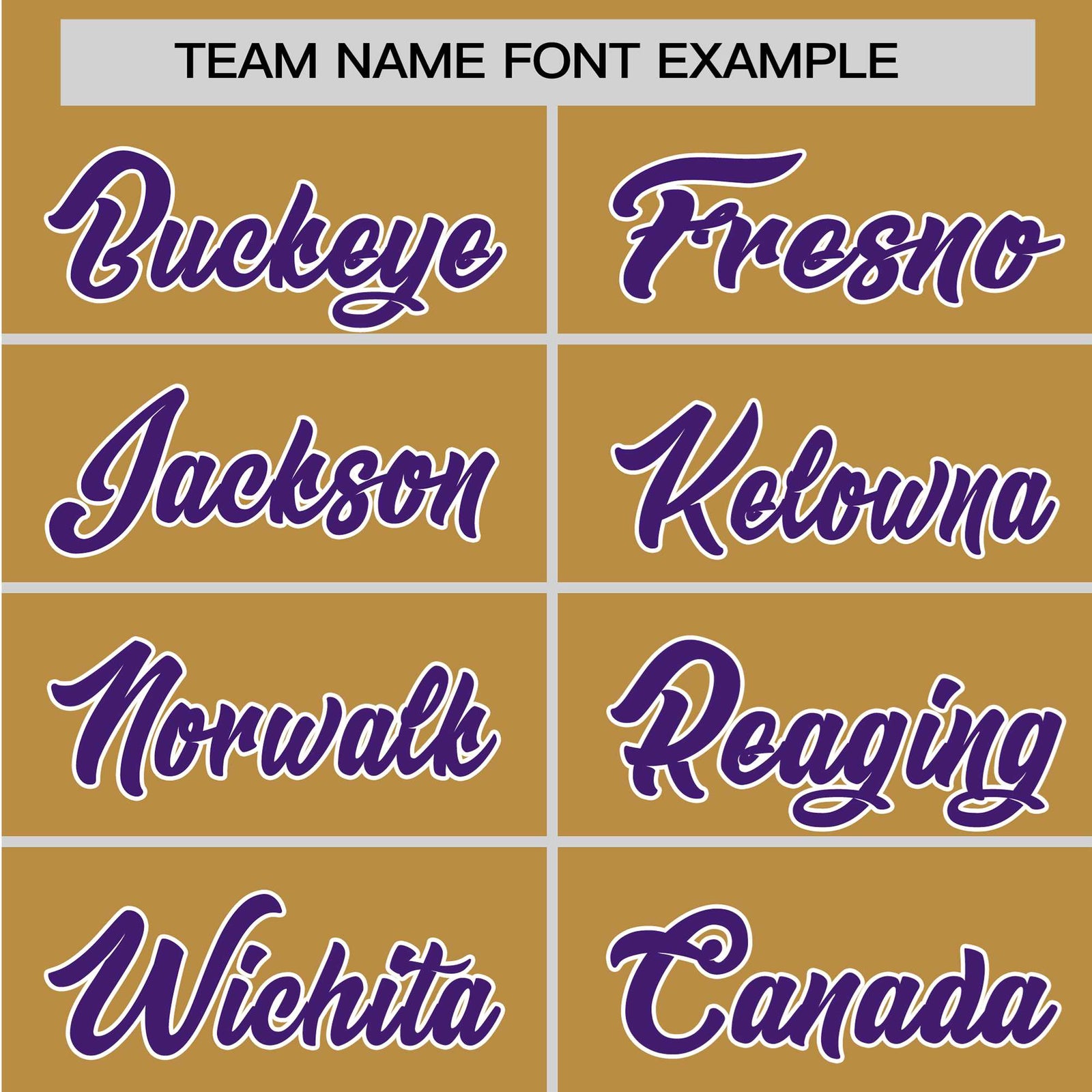 Custom Gold Purple White Baseball Jersey