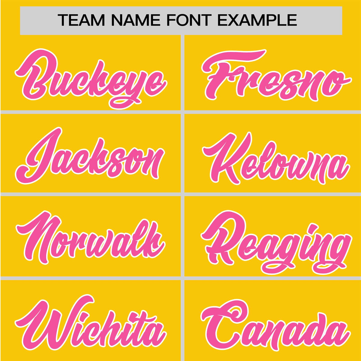 Custom Yellow Pink White Baseball Jersey