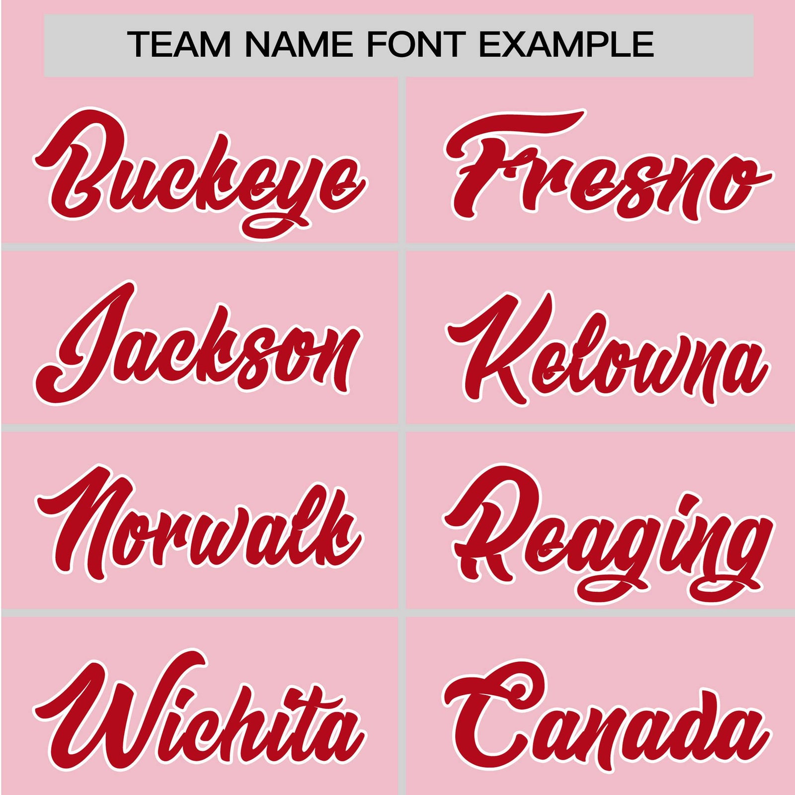 Custom Pink Red White Baseball Jersey